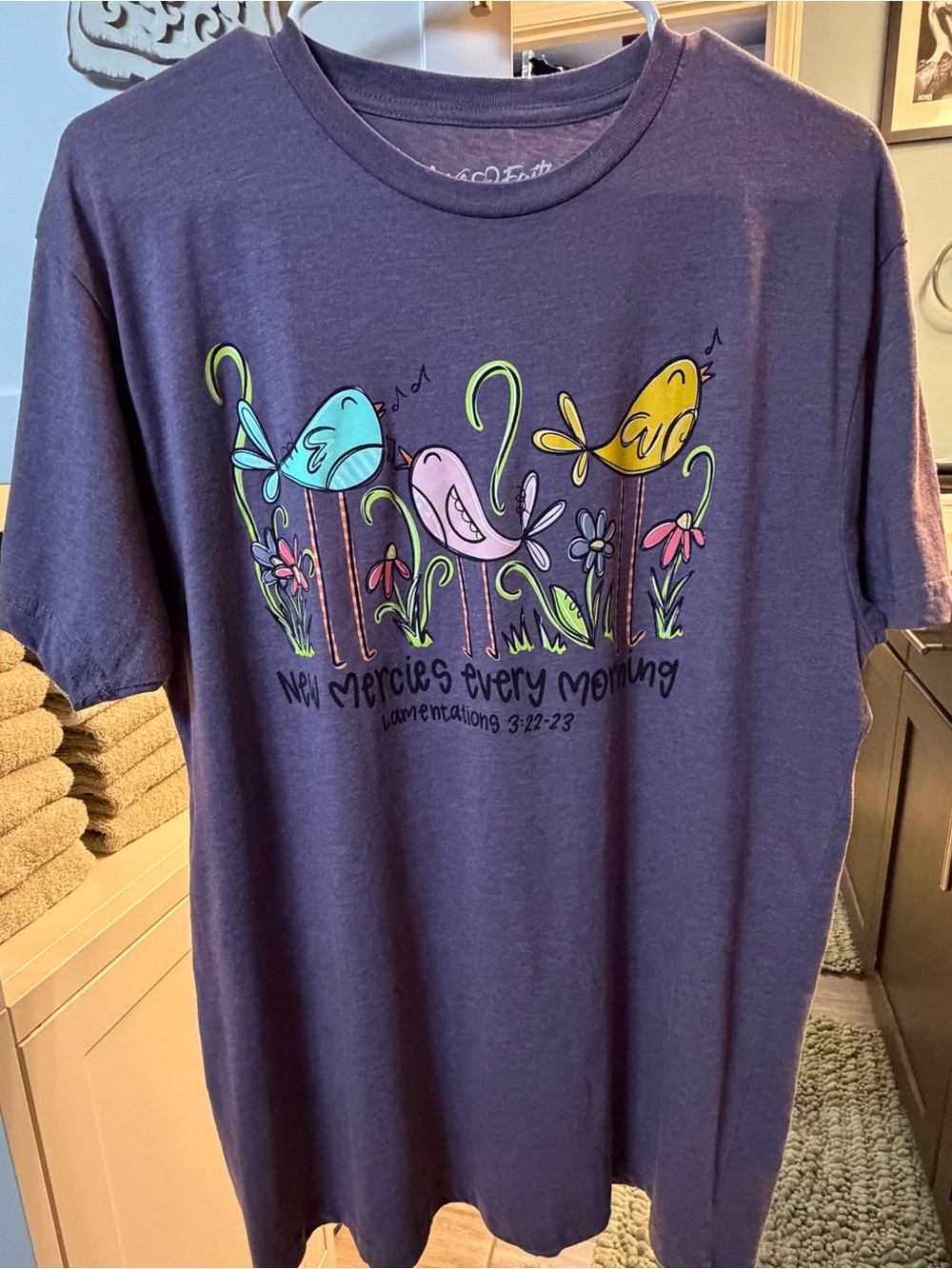 New Mercies Every Morning Purple Graphic Tee